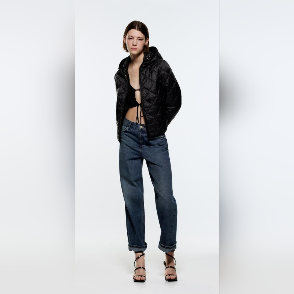 Zara Hooded Quilted Jacket